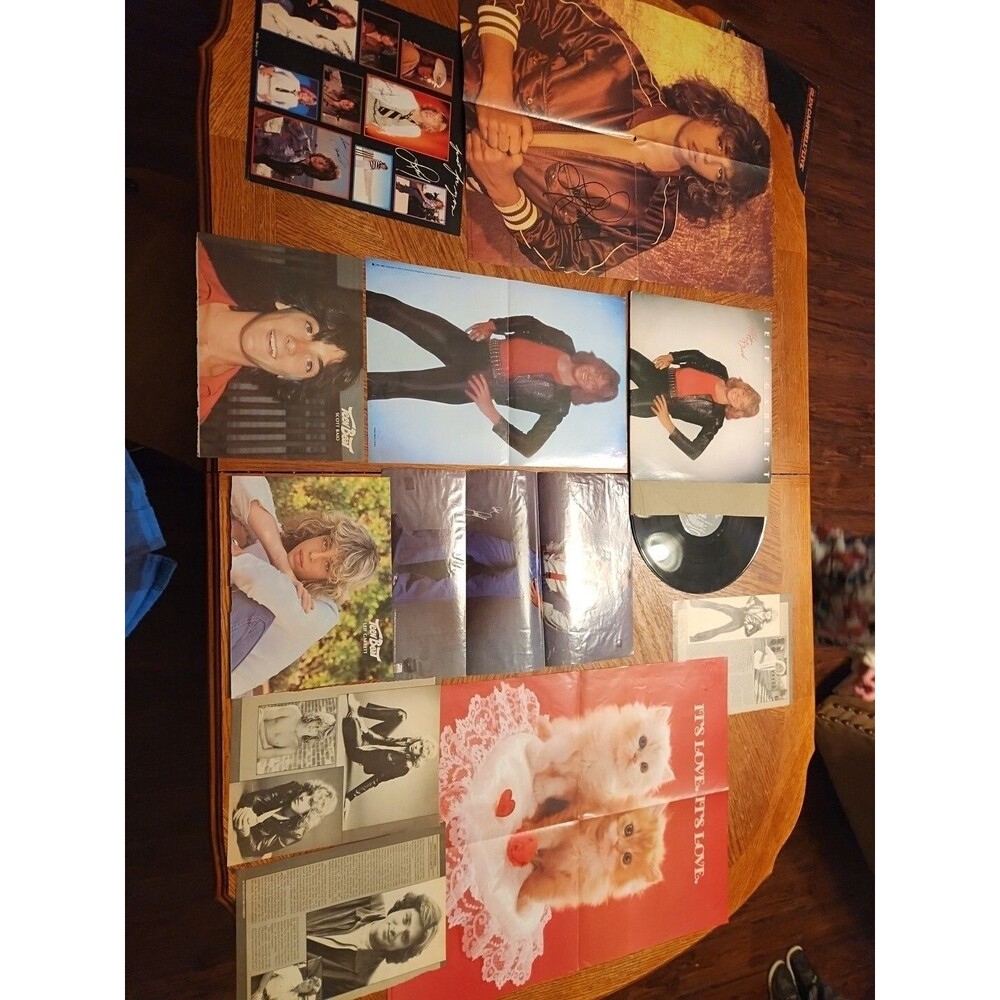 Leif Garrett - Feel The Need, VINYL LP Lot Signed Posters And More